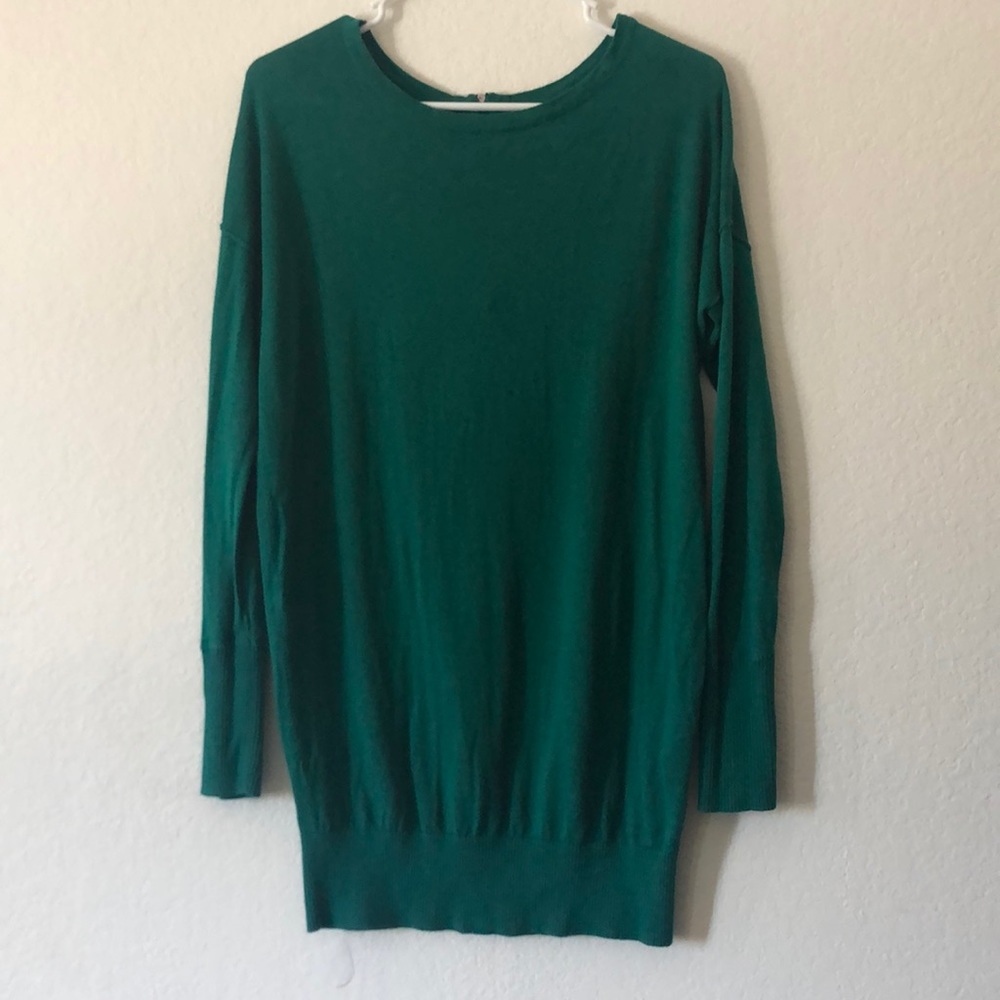 Forest green soft sweater